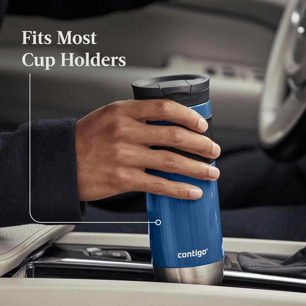 SNAPSEAL™ Insulated Stainless Steel Travel Mug with Grip, 20 oz
