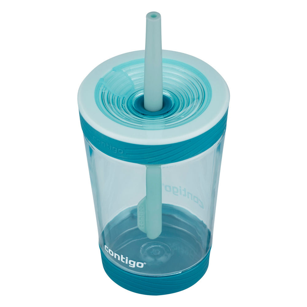 Kids Spill-Proof Tumbler with Straw, 14oz