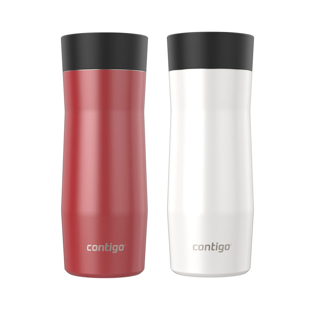Contigo® West Loop 3.0 Stainless Steel Travel Mug with AUTOSEAL® Lid, 16oz, 2-Pack