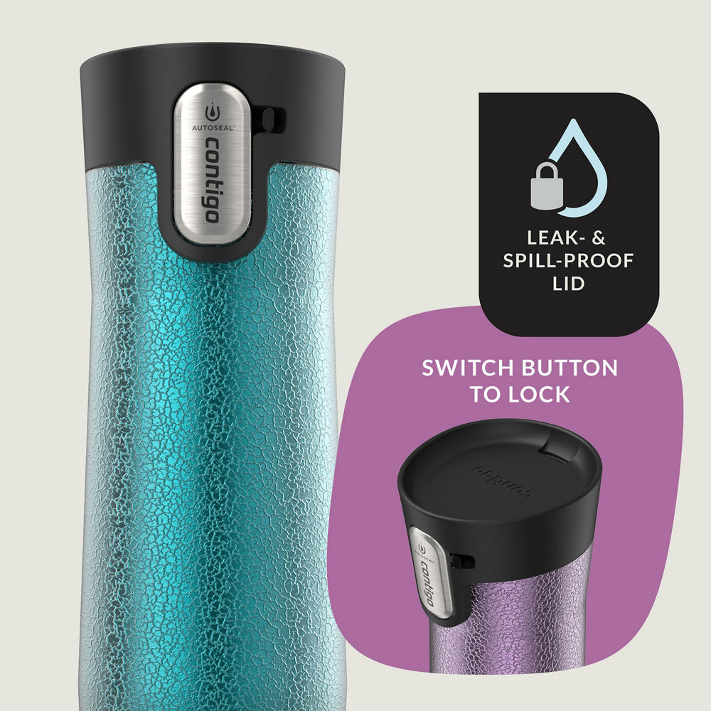 Contigo® West Loop 3.0 Stainless Steel Travel Mug with AUTOSEAL® Lid, 20oz, 2-Pack