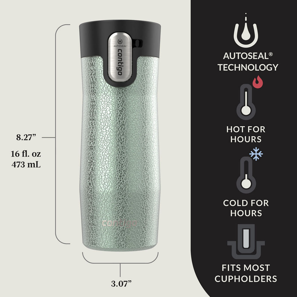 Contigo® West Loop 3.0 Stainless Steel Travel Mug with AUTOSEAL® Lid, 16oz