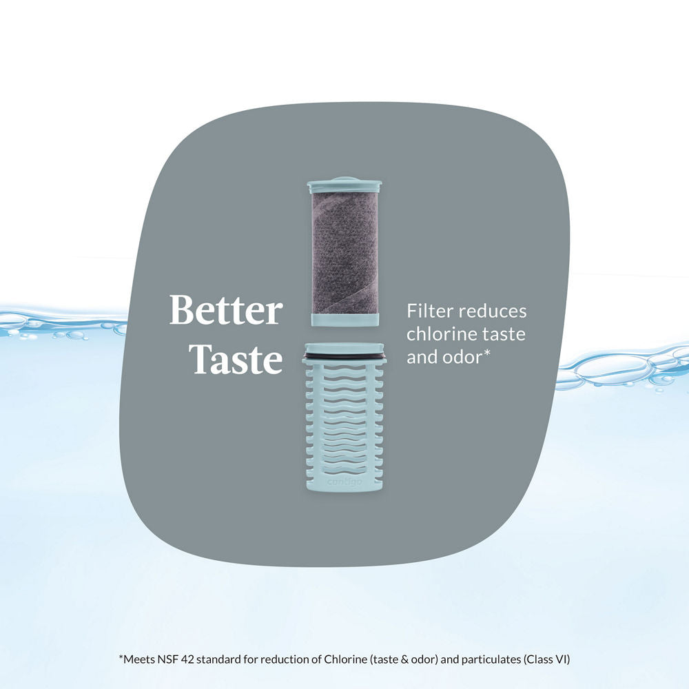 Contigo® Clybourn Chill Freeflow Filtration Stainless Steel Water Bottle with AUTOSEAL® Lid, 24oz