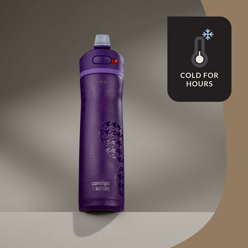 Contigo® x Ally Love Ashland Chill 2.0 Stainless Steel Water Bottle with AUTOSPOUT® Lid, 24oz